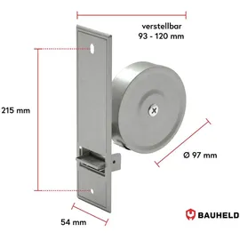 BAUHELD Gurtwickler Unterputz 215mm Maxi mit Abdeckplatte