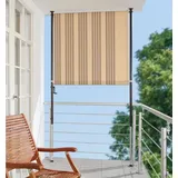 Angerer Klemm-Senkrechtmarkise 150 x 225 cm Beige/Braun Polyacryl