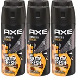 Axe Bodyspray Leather & Cookies 150 ml, 6er Pack,
