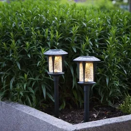 Star Trading LED-Solarlampen Monaco warmweiß 2er Set
