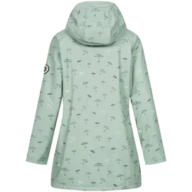 ankerglut Regenjacke "Friesennerz HALIFAX UMBRELLA", Damen, Gr. 34 (XS), grau, Obermaterial: 100% Polyurethan; Futter: 100% Polyester, figurumspielend, gerader Abschluss mit Druckknopf, Jacken Regenjacke, auch in Großen Größen erhältlich