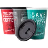 Melitta Prof. Coffee Mehrwegbecher 0,4 l Anthrazit 3 St.