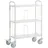 ROLLCART Bürowagen Holz/Metall 80 x 110 x 38 cm lichtgrau