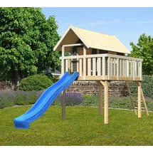 Akubi Spielturm Fidel 1,5 m Blau