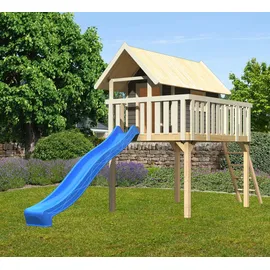 Akubi Spielturm Fidel 1,5 m Blau