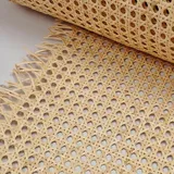 HMTBQT Rattan Wiener Geflecht Meterware 35/40/45/50/60/65/70/75/80/85/90/100cm Breites, Natürliches Cane Webbing Rattan Roll für Möbel,Stuhl,Schrank,Kommode Reparatur, DIY Projekte(90cmx2.5m)