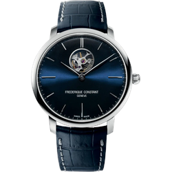 Frederique Constant Classics Slimline Heart Beat Automatic FC-312N4S6 - Sonnen guilloche,blau - 40mm