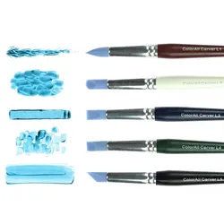 Collall Gummipinsel-Set, 5 Formen