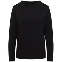 Cecil Langarmshirt in Unifarbe - Schwarz