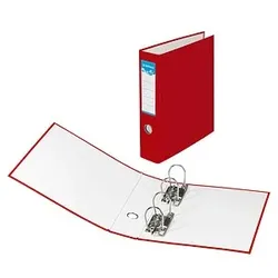 DONAU Doppelordner rot Karton 7,5 cm