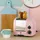 Dualit Toaster Paket 3, 2er Toaster mit zwei Sandwichzangen und GRATIS Brötchenaufsatz , Farbe:Pink - Rosa