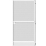 SCHELLENBERG 70062 Insektenschutz-Tür PREMIUM, Fliegengitter mit Rahmen 120 x 240 cm, Weiß