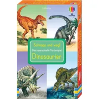 Usborne Verlag Schnapp und weg! Das superschnelle Kartenspiel: Dinosaurier