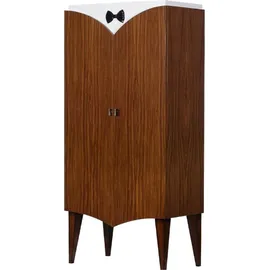 Casa Padrino Barschrank 80 x 45 x 170 cm Braun