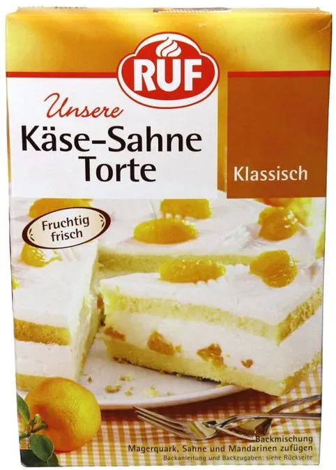 Ruf Backmischung Käse-Sahne Torte