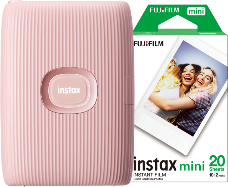 Fujifilm Instax Mini Link 2 Soft Pink + Fujifilm Instax Mini