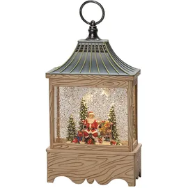 Konstsmide LED Wasserlaterne Santa und Baum