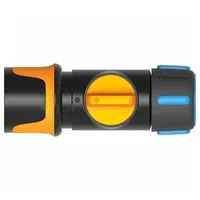 Fiskars Schlauchanschluss 13-15 mm mit ON/OFF-Ventil blau/orange/schwarz