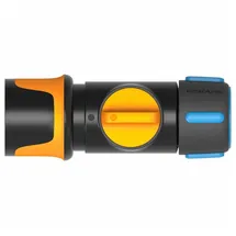 Fiskars Schlauchanschluss 13-15 mm mit ON/OFF-Ventil blau/orange/schwarz