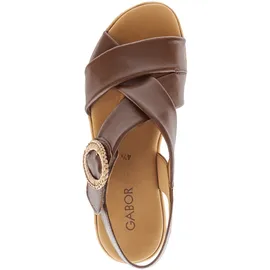 Gabor Plateau-Sandaletten Damen Braun 42,5