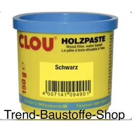 Clou Holzpaste 150 g schwarz