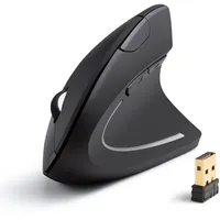 Anker Vertikale Ergonomische Maus schwarz