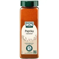 FUCHS Professional - Rosen-Paprika scharf | 500 g in der Streudose | Paprikapulver in Profi-Qualität | Mit praktischem Streuaufsatz
