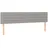 vidaXL Kopfteile 2 Stk. Hellgrau 90x5x78/88 cm Stoff