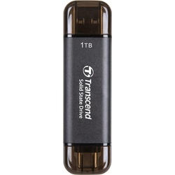 Transcend ESD310C (1000 GB, USB A, USB C), USB Stick, Schwarz