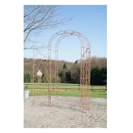 CLP Rosenbogen Melissa 120 x 220 x 40 cm Antik Braun