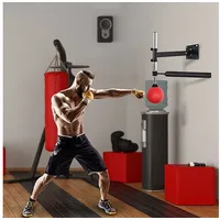 Homcom Boxgestell Wandhalterung klappbar mit Reflexstange für Erwachsene