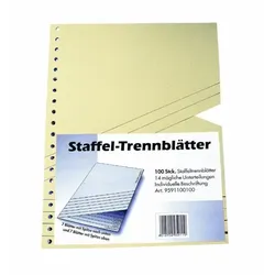 Richter Staffel-Trennblätter 3737858  4019416222087 Richter 100 Stück
