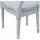 VCM Rokoko Amaretta Esszimmerstuhl Baumwolle Beige/Weiß