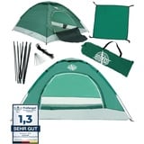 GOGLAND® 2 3 & 6 Personen-Camping-Zelt Pop-Up, Tunnelzelt, Wasserdicht (Wassersäule 2.000 mm) Lichtschutzfaktor 50+ (2 Personen)