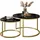 lookway CIRI Schwarz Gold 70 x 48 x 70 cm
