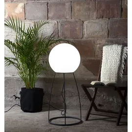Star Trading Stehleuchte Kunststoff/Metall 95 cm E27 1 Stück Schwarz/Weiß