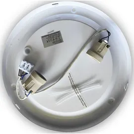 Niermann Standby Niermann Deckenleuchte Opal matt, Dekorring Messing poliert, HF Sensor, Made in Germany