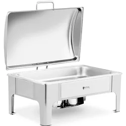 Royal Catering Chafing Dish - GN 1/1 -  - 8,5 L - 2 Brennstoffzellen - halbrund