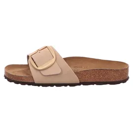 Birkenstock Madrid Big Buckle Pantolette Beige in Gr. 39 - 39