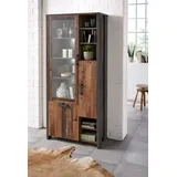 Forte Highboard Clif 91,6 x 205,4 cm grau