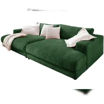 KAWOLA Big Sofa Madeline Cord smaragd