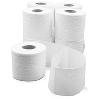 Defactoshop Toilettenpapier 72 x Toilettenpapier Klopapier WC-Papier 3-lagig 250 BlattZellstoff (72-St), 72 Rollen