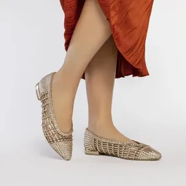 Gioseppo SAGADA, Ballettschuhe für Damen, Gold, Größe 40, Gold, 40 EU