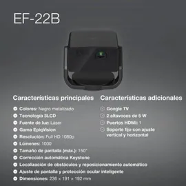 Epson EF-22B 3LCD schwarz