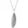 KUZZOI Halskette Herren Feder Vogel 925 Silber