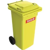 Sulo Müllgroßbehälter 120l HDPE gelb fahrbar,n.EN 840 SULO