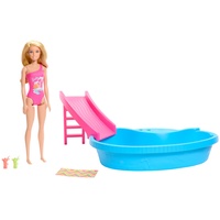 Mattel Barbie Pool mit Puppe (HRJ74)