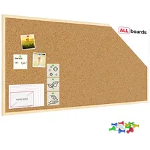 ALLboards Pinnwand 120 x 60 cm Braun