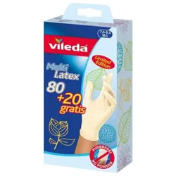 Vileda Multi Latex Einweghandschuhe, 80+20, Größe M/L, 45121248