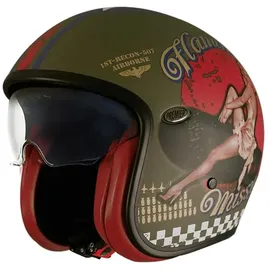 Premier Offener Helm Vintage PIN Up Military Bm xl